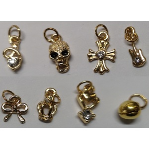 NAIL DANGLES/CHARMS – (SINGLE) – GOLD - Planet Nails Shopping Cart